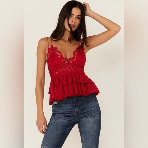 Free People Tops - SOLD-Free People Adella Cami